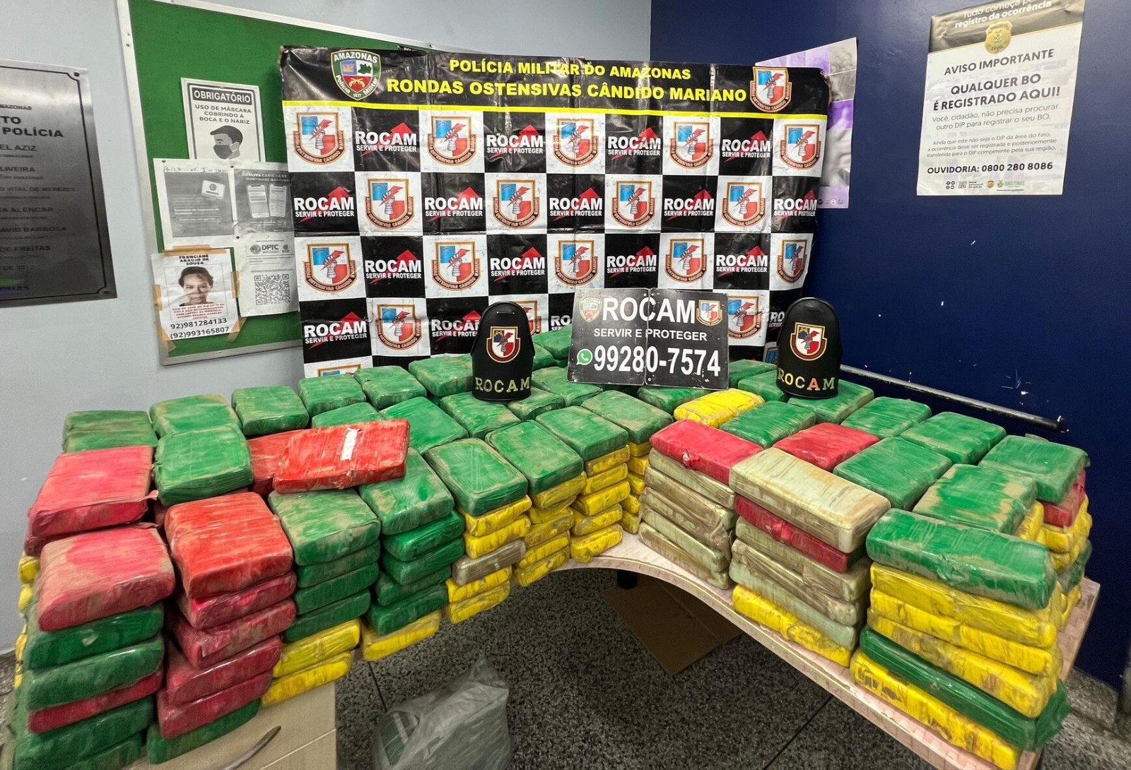 Mais de 4 toneladas de drogas são apreendidas em 30 dias no Amazonas