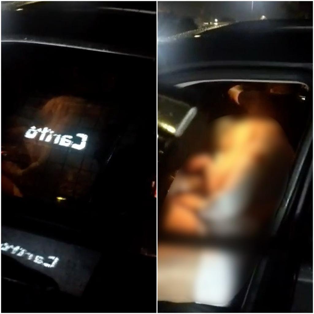 Casal é atacado a tiros em carro na frente de bar em Manaus