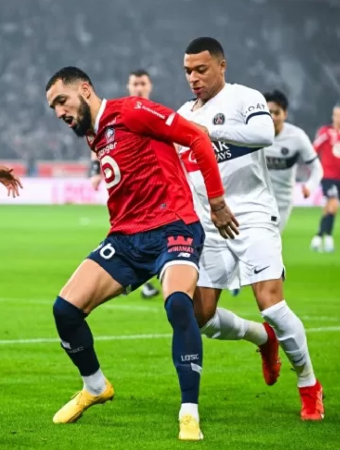 Mbappé marca, mas PSG sofre gol no fim e empata com o Lille pelo Francês