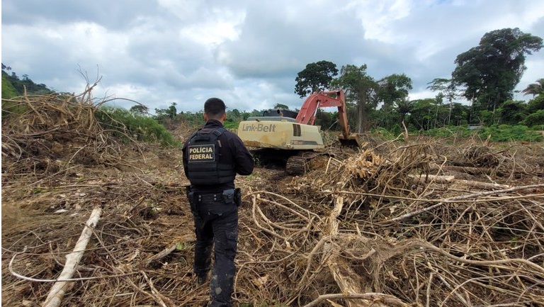 PF interrompe extração ilegal de ouro e cobre no Pará