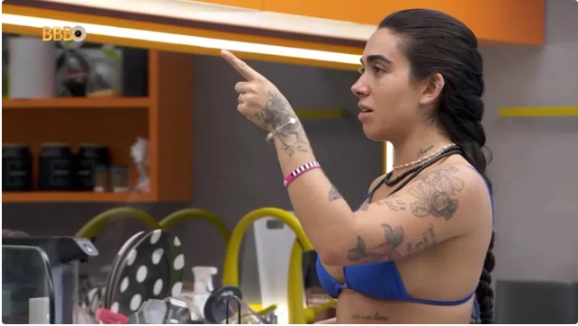 Giovanna diz que ficou em saia justa com Bin após comentário de Leidy 