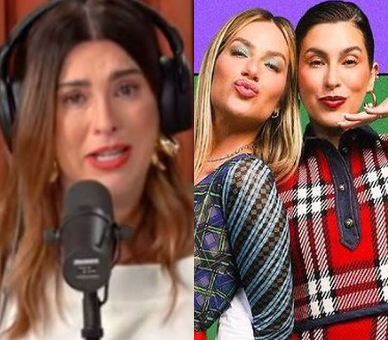 Fernanda Paes Leme anuncia saída do podcast com Giovanna Ewbank 
