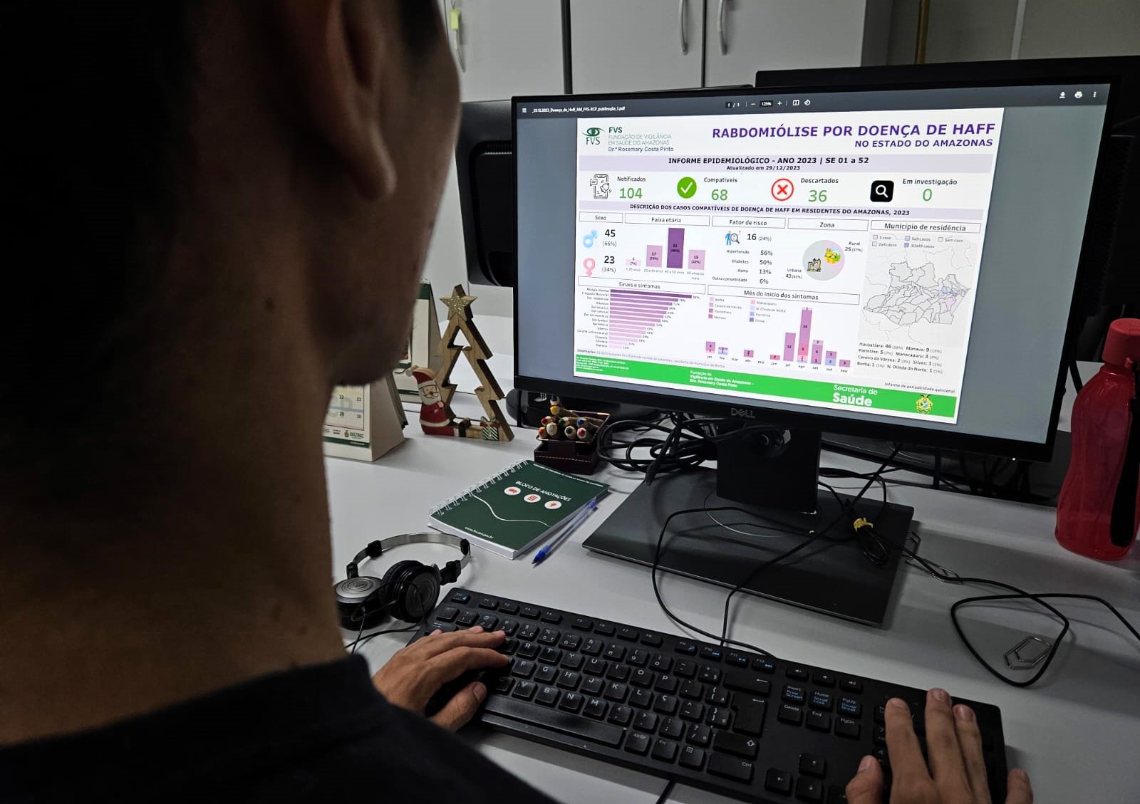 Amazonas tem 108 casos notificados de Doença da Urina Preta