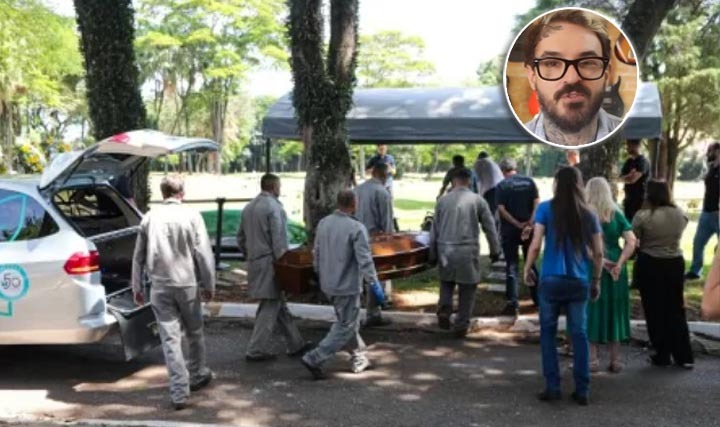 PC Siqueira é sepultado com a presença de familiares e amigos 