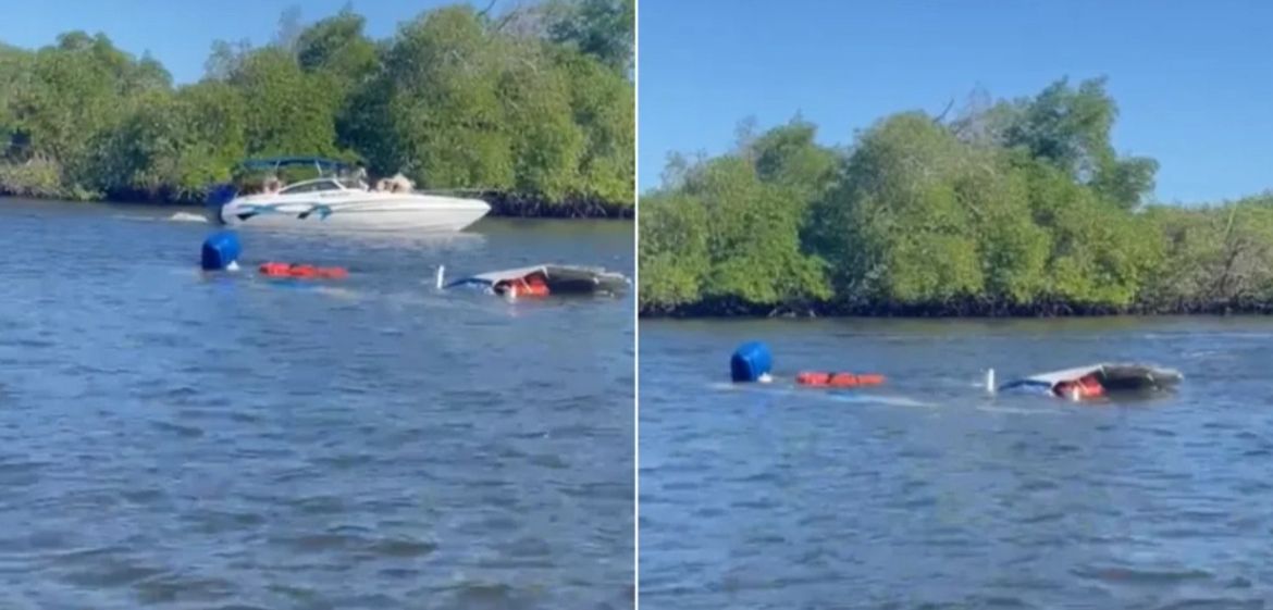 Acidente entre lanchas deixa duas pessoas mortas e uma vítima desaparecida 