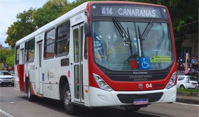 Ônibus 414 é suspenso temporariamente em Manaus; confira linhas substitutas
