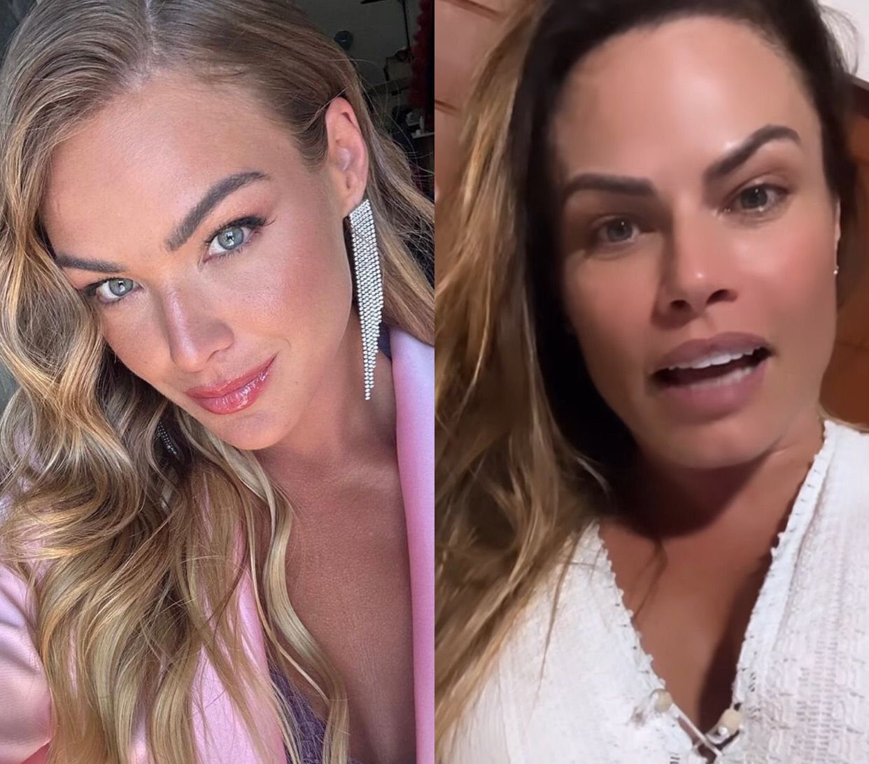 Ex-BBBs Bárbara Heck e Nati Casassola questionam exclusão dos 'padrões' e são criticadas