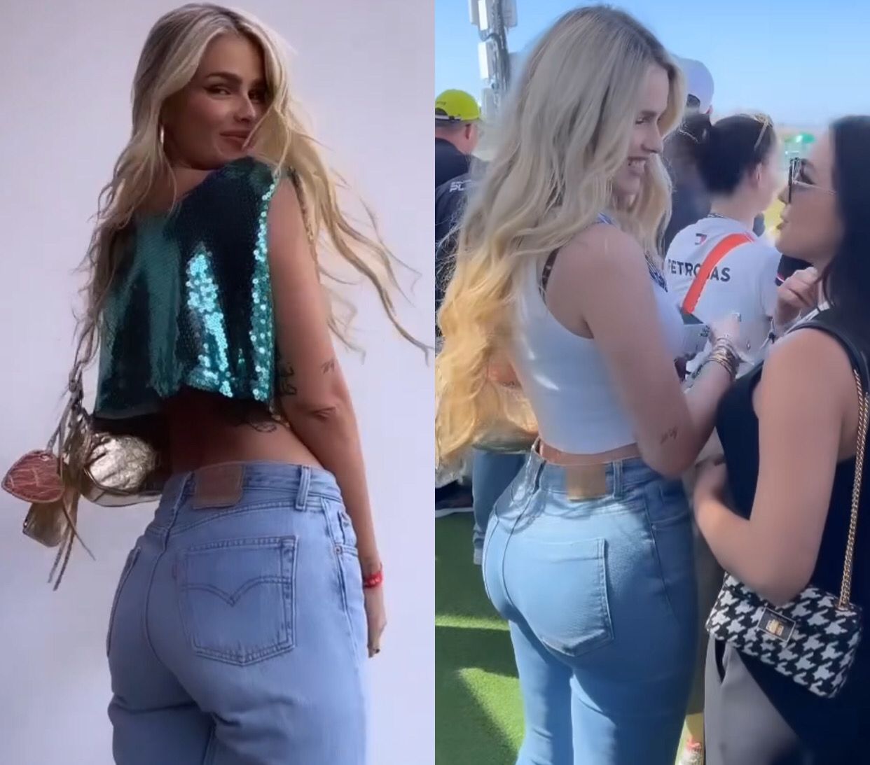 Bumbum natural? Antes e depois de Yasmin Brunet chama atenção 