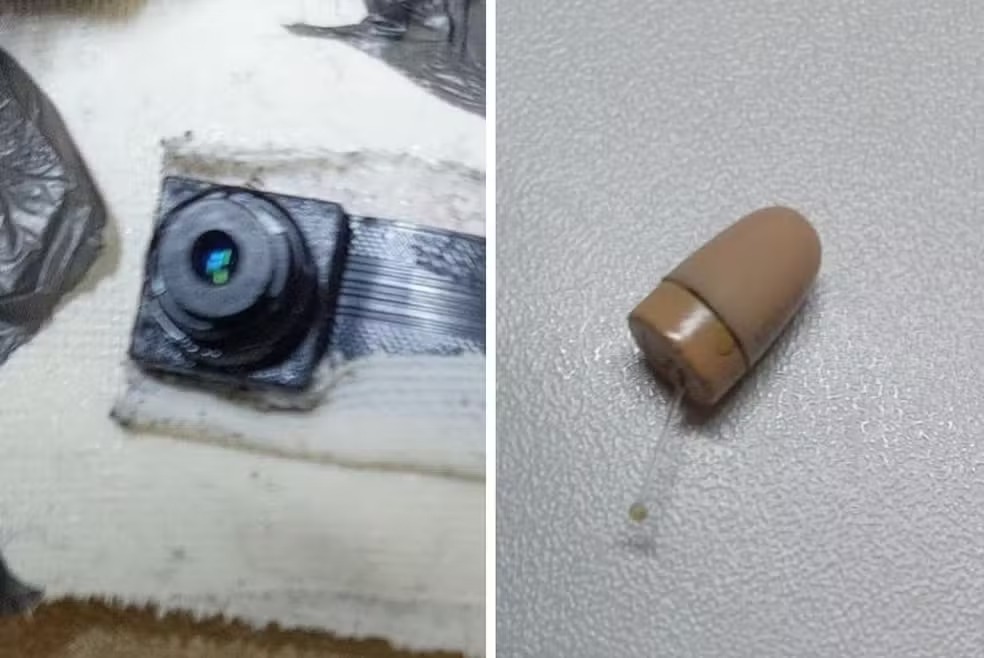 Homem é preso ao ser flagrado com câmera e ponto eletrônico em prova do Detran