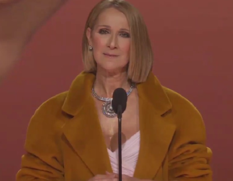 Diagnosticada com síndrome rara, Céline Dion aparece de surpresa no Grammy