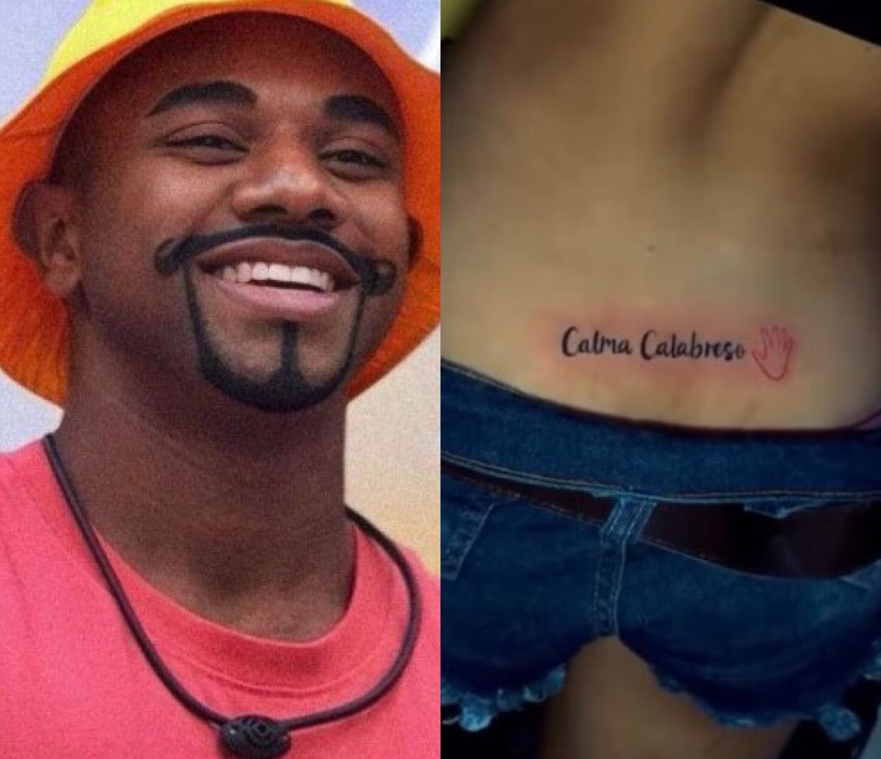Fã de Davi do BBB24 tatua bordão 'calma, calabreso'