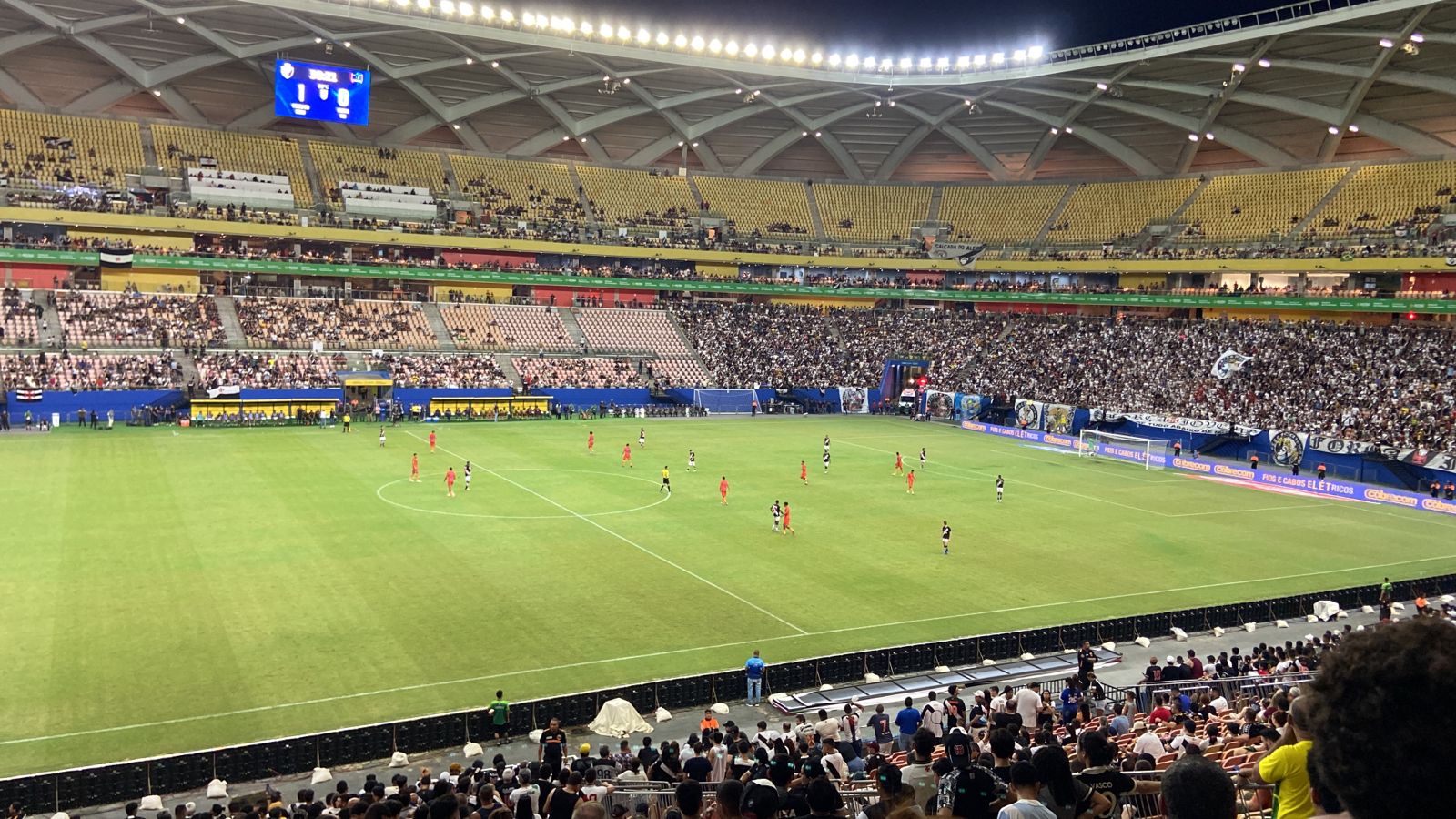 Vasco abre placar em jogo contra o Audax na Arena da Amazônia