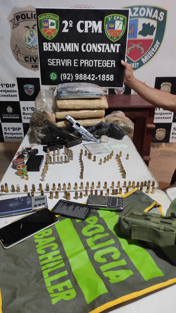 Troca de tiros com a polícia deixa dois mortos em Benjamin Constant