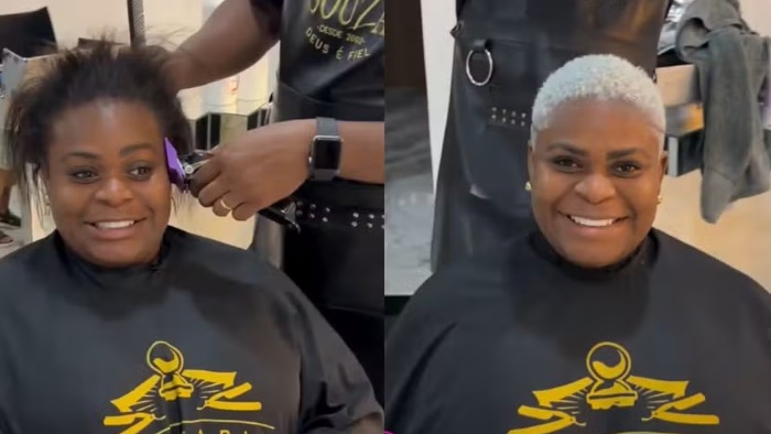 Jojo Todynho raspa o cabelo e surge platinada: 'nevei'