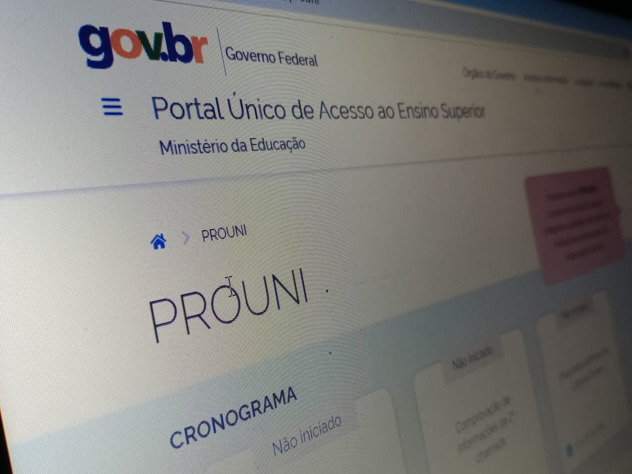 Após atraso, MEC divulga segunda chamada do Prouni nesta quinta