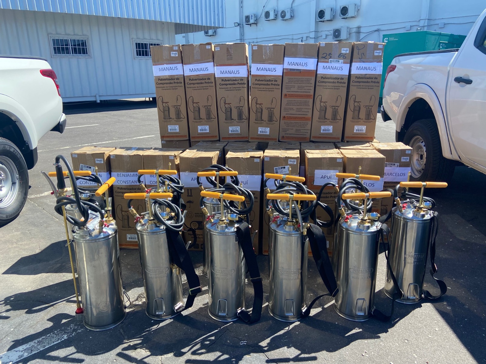 Manaus recebe equipamentos para reforçar combate à dengue e à malária