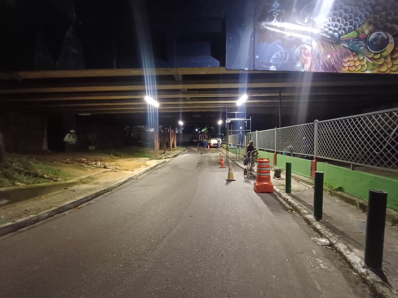 Criminosos furtam cabos e luminárias do Parque dos Bilhares