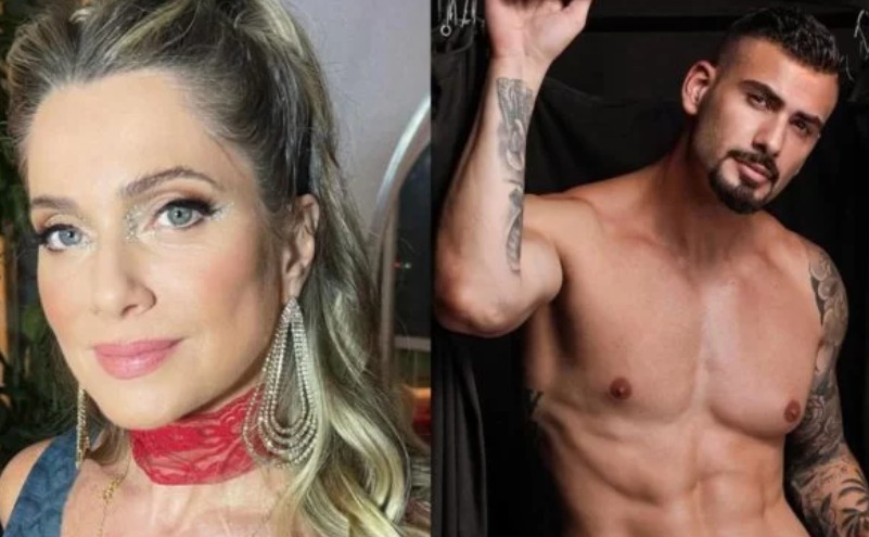 Letícia Spiller flerta com Nizam em foto do ex-BBB de cueca