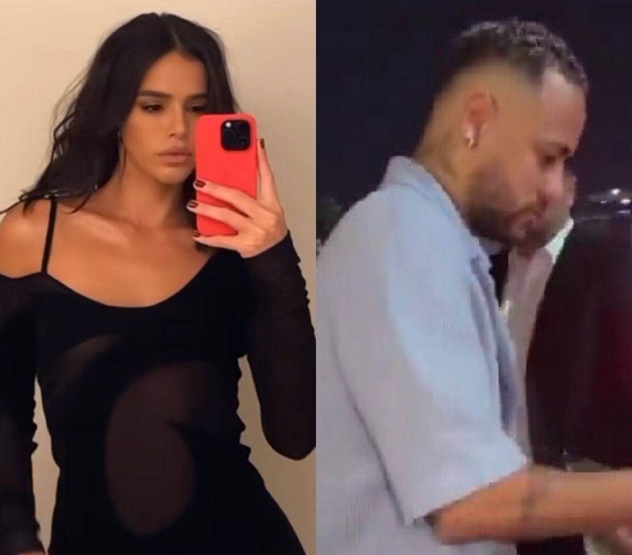 Bruna Marquezine e Neymar se reencontram no aniversário de Anitta