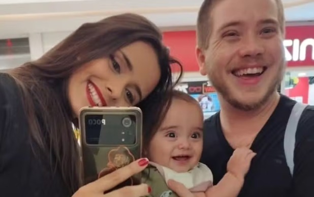 Cresceu! Ex-ator mirim Pedro Malta homenageia esposa no aniversário