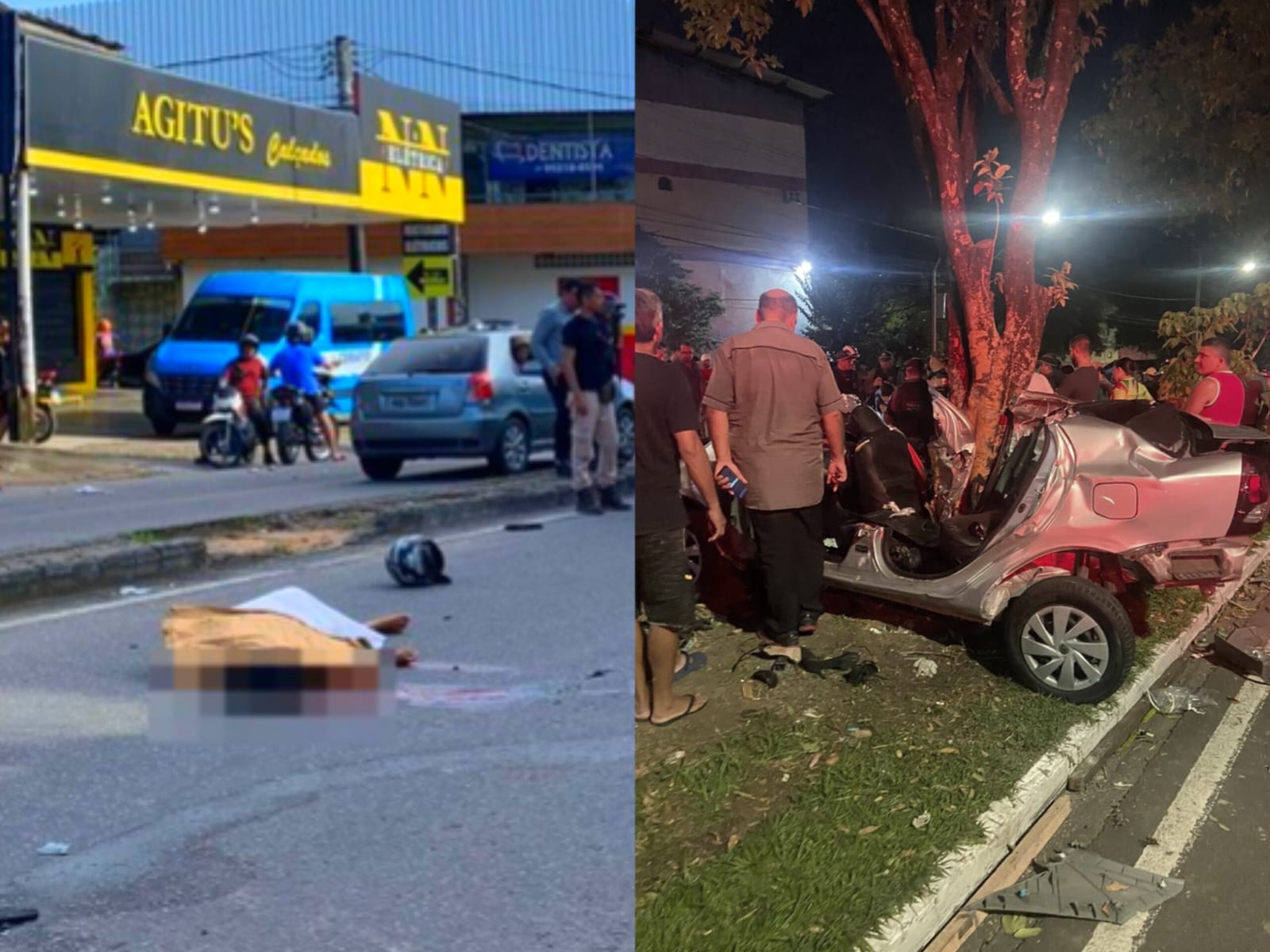 Fim de semana é marcado por acidentes violentos em Manaus; três morreram