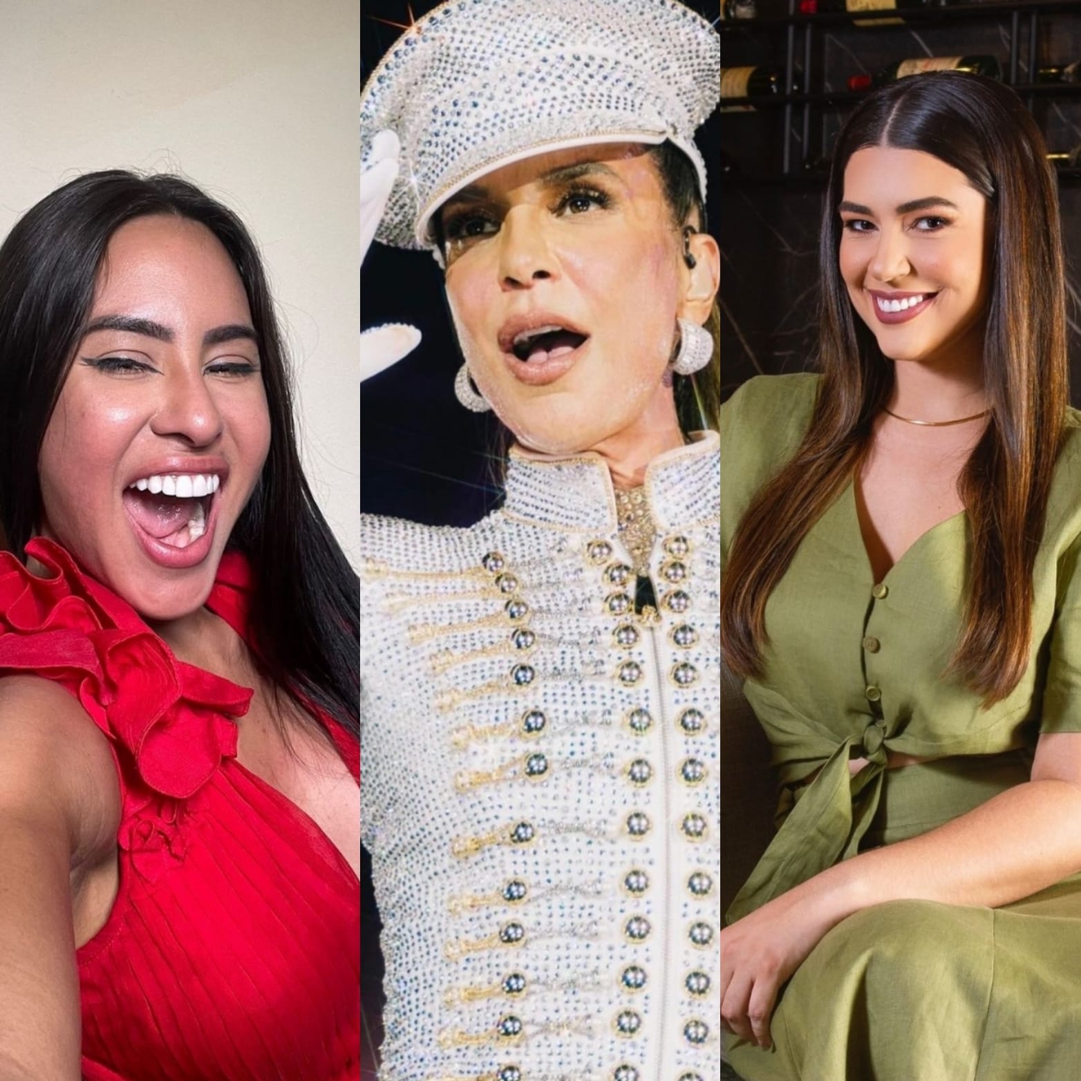 Ivete Sangalo faz live sobre show em Manaus com Vivian Amorim e Isabelle