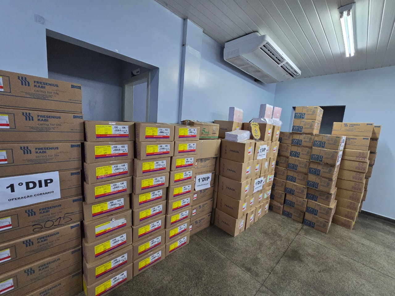 Polícia recupera mais de uma tonelada de medicamentos desviados no Amazonas