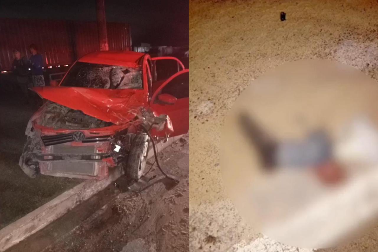 Motociclista tem perna decepada durante acidente na BR-174; vítima morreu