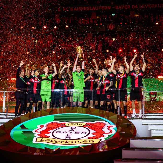 Bayer Leverkusen vence Copa da Alemanha após derrota na Liga Europa