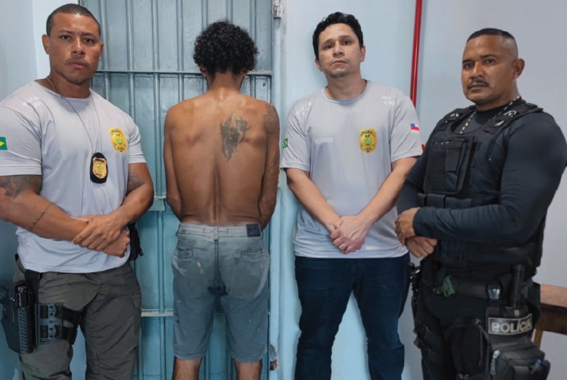 Investigado por homicídio, homem é preso após agredir esposa no Amazonas