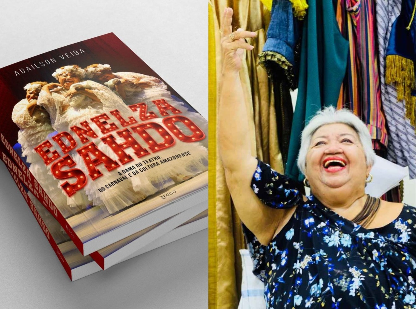 Escritor amazonense prepara biografia da artista Ednelza Sahdo