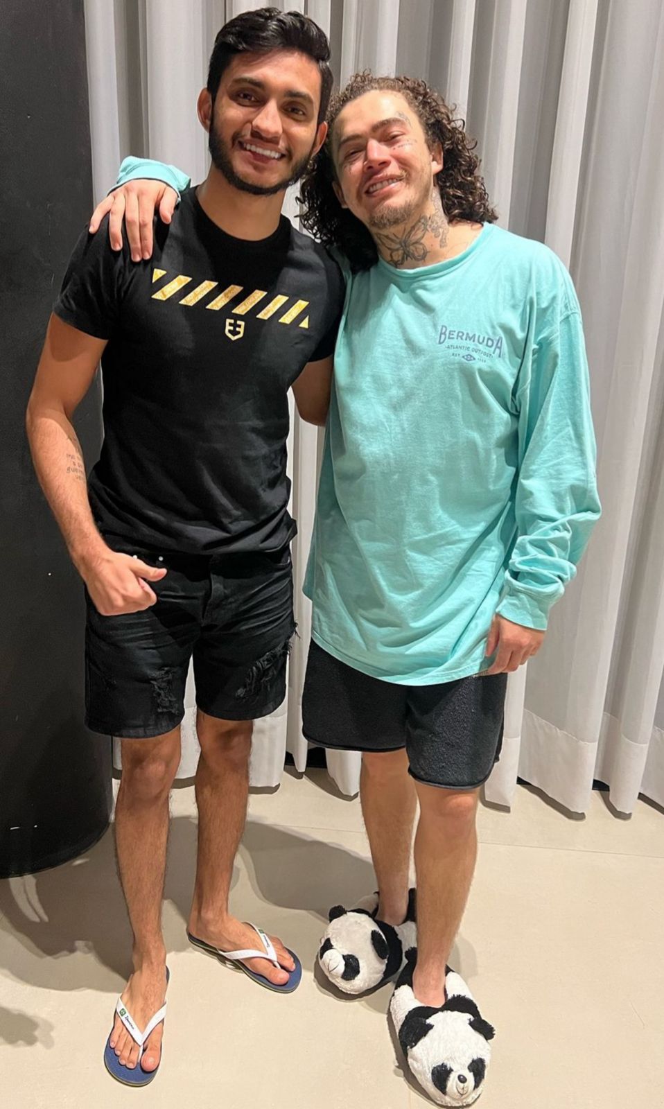 Leandro Leitte comemora encontro com Whindersson Nunes em SP 