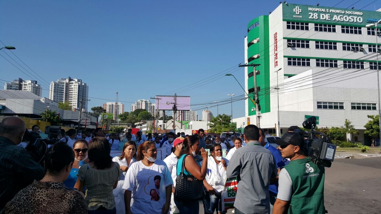 Profissionais da saúde anunciam greve da categoria em Manaus