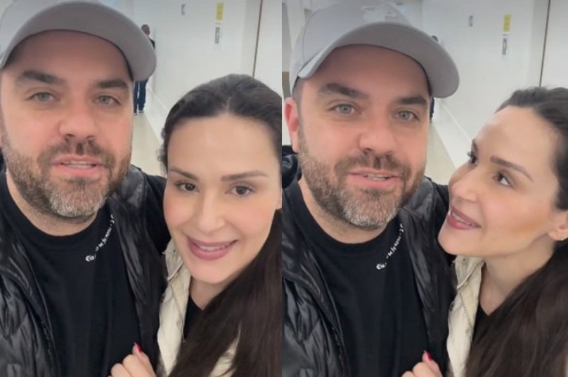 Apresentadora Nadja Haddad celebra extubação do filho prematuro