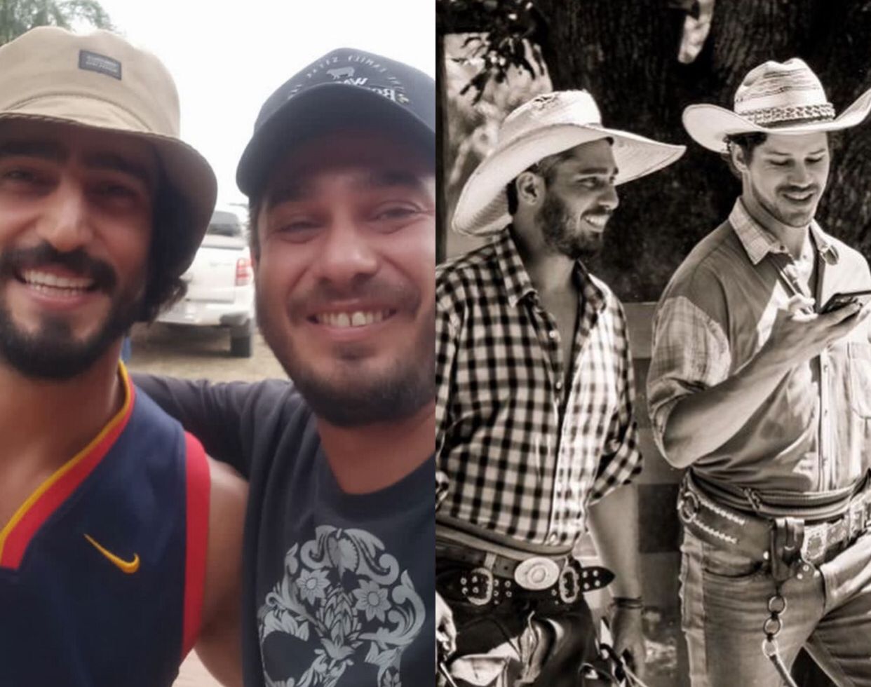 Renato Góes e José Loreto prestam homenagem a Thommy Schiavo