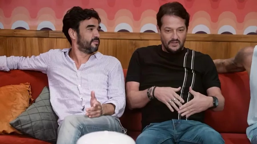 Marcelo Serrado revela choque ao ver pên1s de Caio Blat: "É um absurdo"