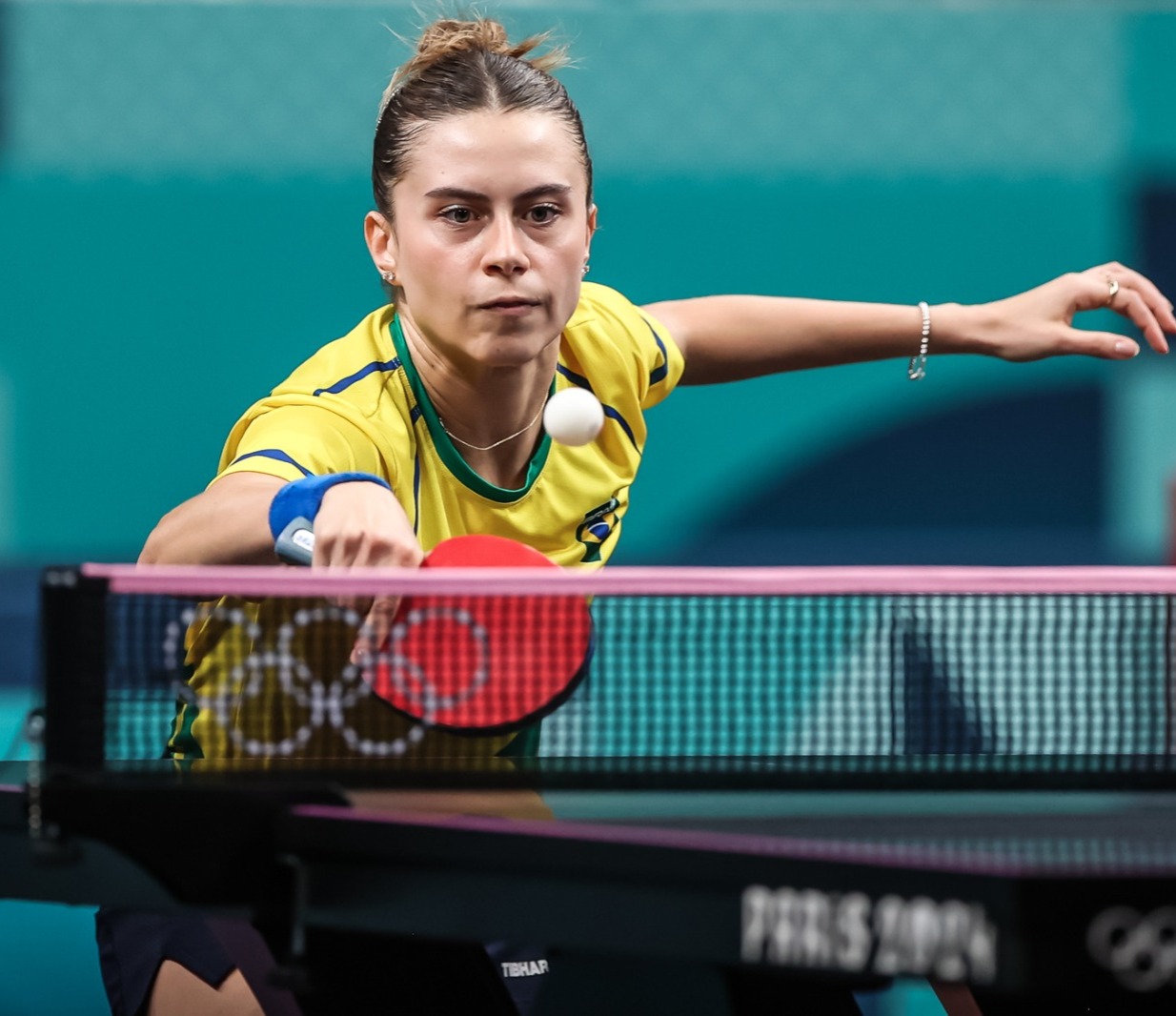 Bruna Takahashi é eliminada no tênis de mesa das Olimpíadas