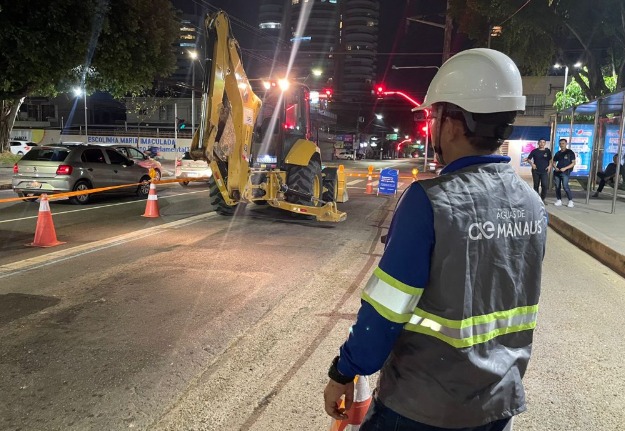 Trecho da avenida Mário Ypiranga terá intervenção a partir desta quinta