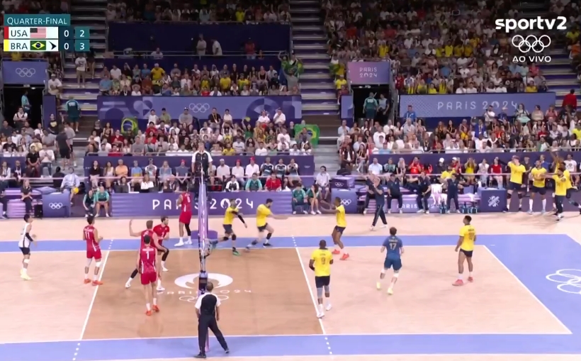 Brasil cai para os EUA nas quartas e dá adeus a sonho do tetra olímpico no vôlei