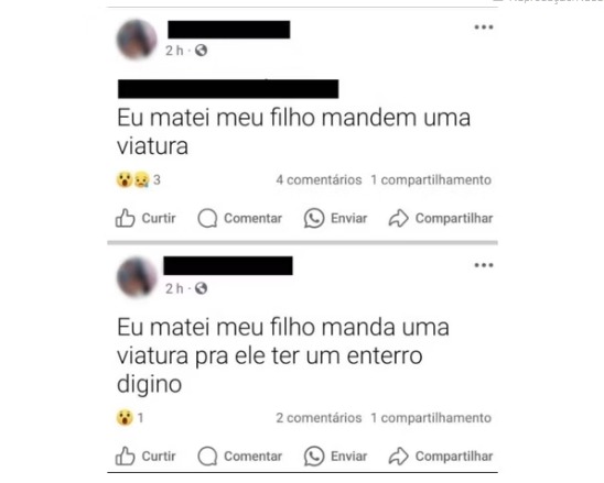 Mãe é presa após postar no Facebook que matou o filho de 4 anos