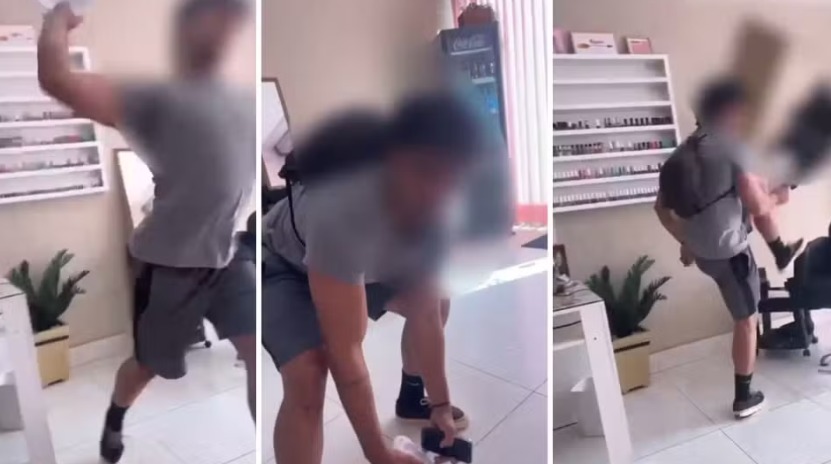 Personal trainer destrói salão de beleza ao cobrar dívida de ex-aluna