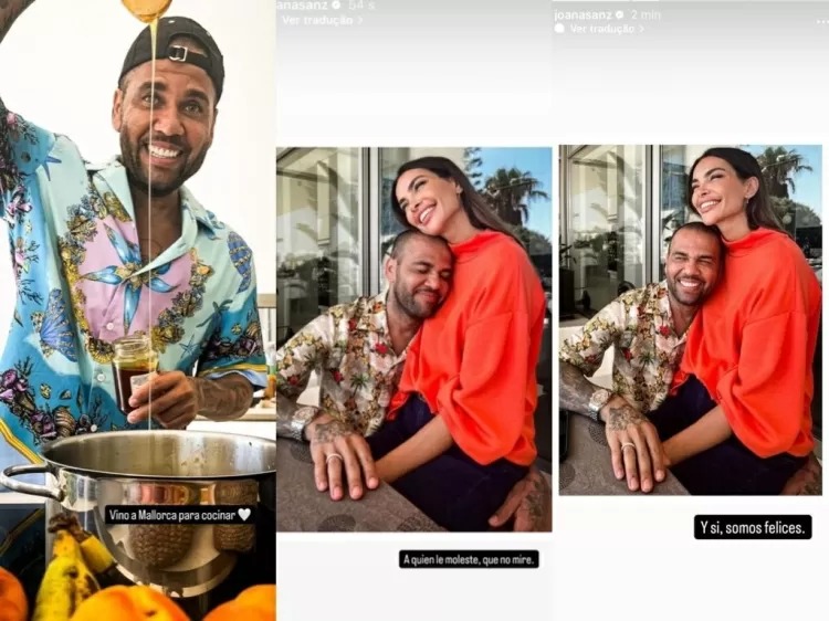 Esposa de Daniel Alves posta primeiras fotos com jogador após prisão