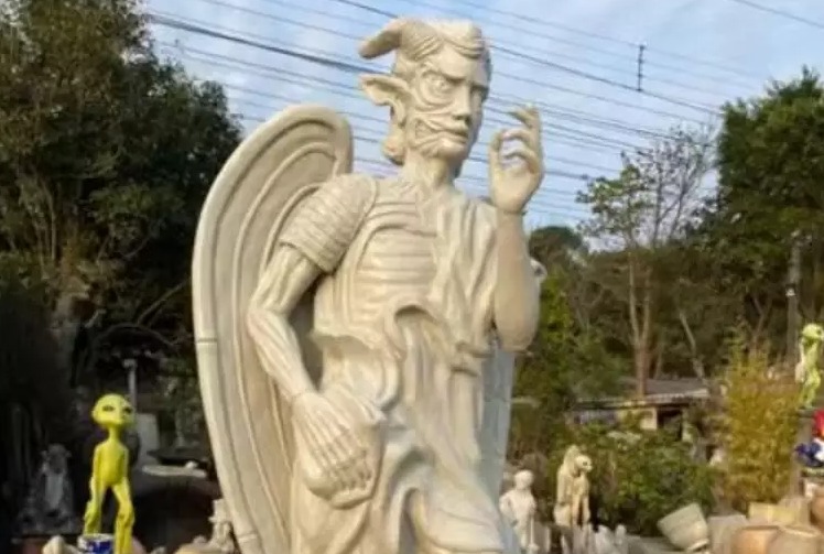 Santuário para Lúcifer será inaugurado no RS; estátua terá mais de 5 metros