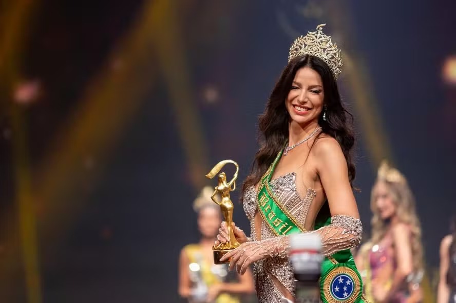 Gaúcha Talita Hartmann é eleita Miss Grand Brasil 2024