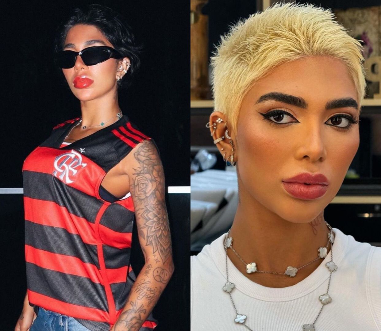 Irmã de Gabigol choca com mudança radical no visual e web reage: 'Gabigola'