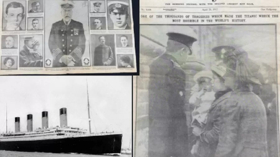 Jornal sobre naufrágio do Titanic é encontrado após 112 anos