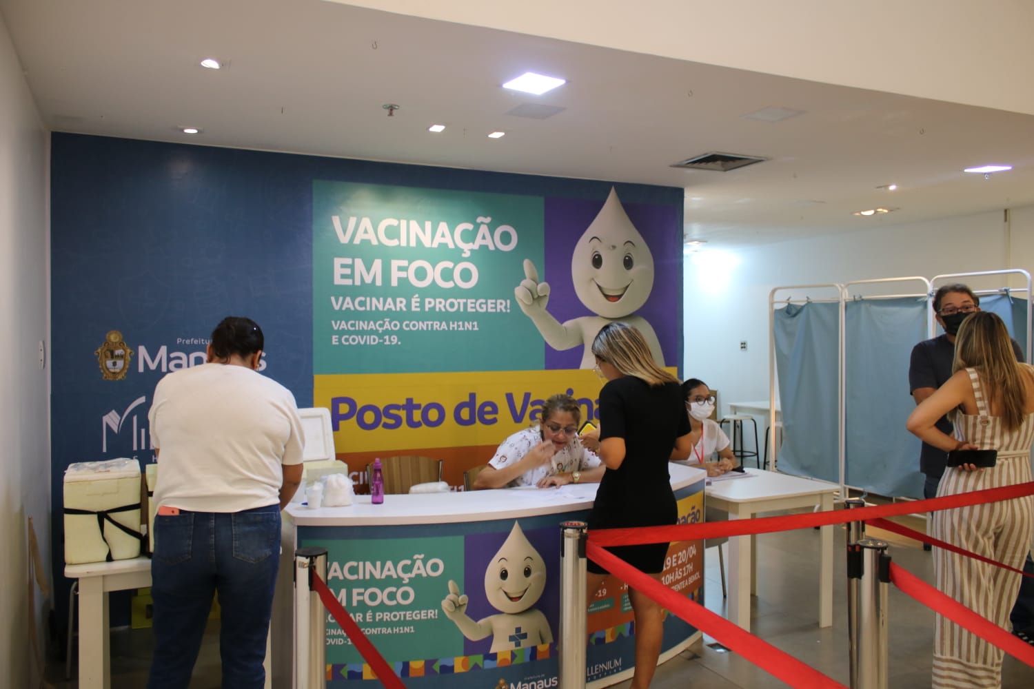 Shopping de Manaus oferece serviço de vacinação contra a Influenza