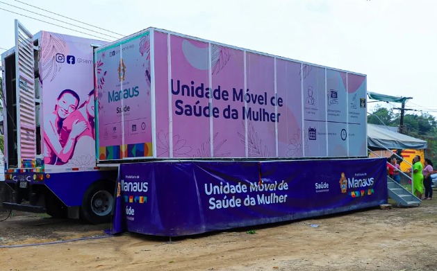 Unidades Móveis de Saúde da Mulher atendem em novos locais em Manaus 