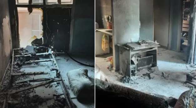 Homem inconformado com separação incendeia apartamento com filhos dentro
