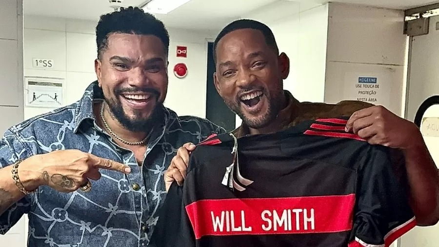 Naldo e Will Smith se reencontram após 11 anos 